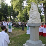 Lipnica Murowana. Poświęcenie figury Frasobliwego