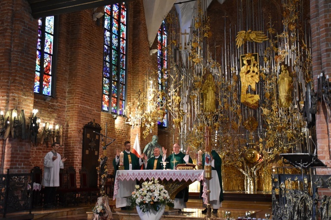 Pielgrzymi na rowerach w trasie na Jasną Górę