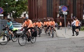 Pielgrzymi na rowerach w trasie na Jasną Górę