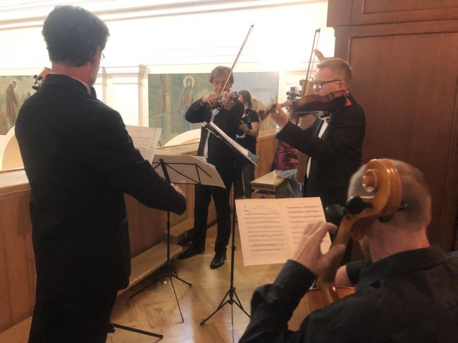 "Cztery pory roku" w wykonaniu kwartetu z Bielska-Białej.