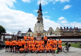 Gdańscy rowerzyści już na Jasnej Górze