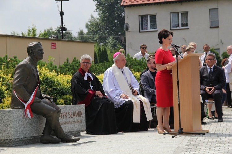 Henryk Sławik ma pomnik w Szerokiej