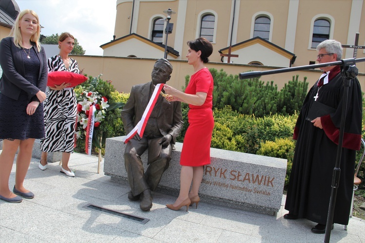 Henryk Sławik ma pomnik w Szerokiej