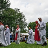 Eucharystia pod przewodnictwem biskupa.