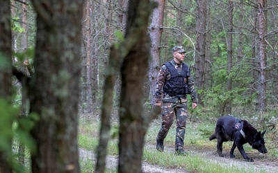 Do ochrony granicy z Białorusią Litwa musiała skierować dodatkowych funkcjonariuszy  straży  granicznej.