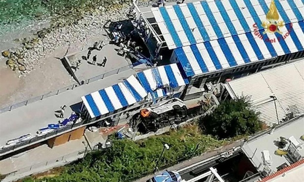 "Kilika metrów dalej i byłaby masakra" - powiedziała właścicielka kąpieliska.