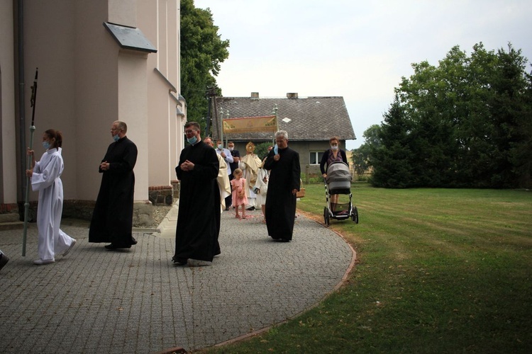 Poświęcenie muszli św. Jakuba w Jakubowicach