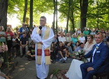 Dwa lata temu w czasie pielgrzymki w sanktuarium u św. Otylii Ula i Konrad złożyli sobie przysięgę małżeńską. 
