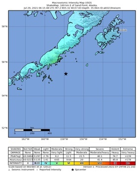 USA: Trzęsienie ziemi u wybrzeży Alaski. Wydano ostrzeżenie o tsunami