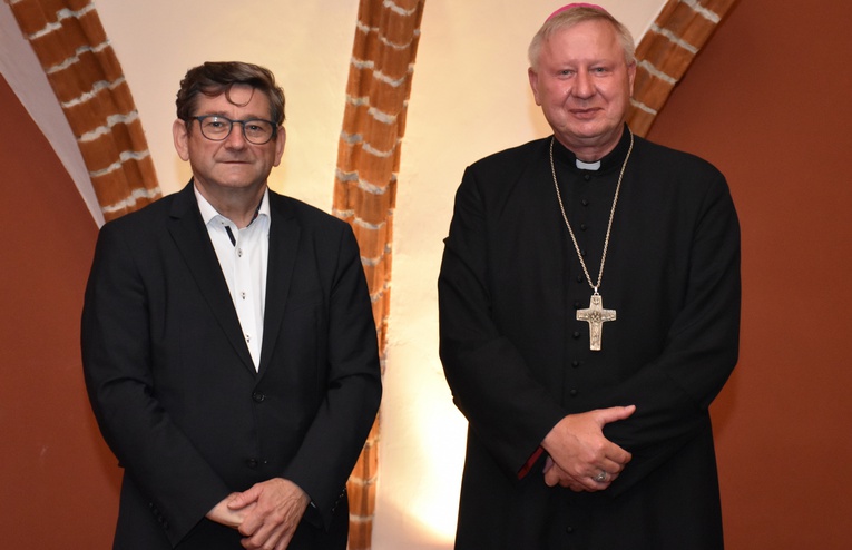 Josef Neumann i bp Wiesław Szlachetka.