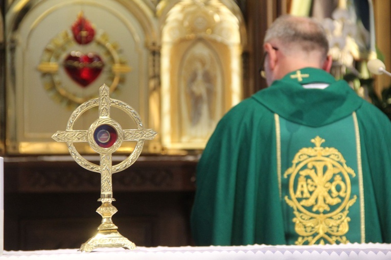 Poświęcenie obrazu św. Ignacego w parafii "kolejowej"