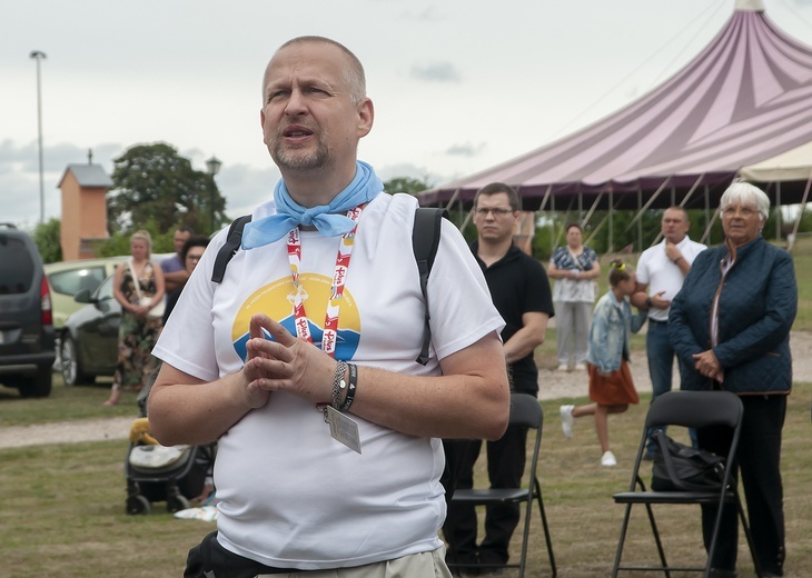 Start pielgrzymki na Jasną Górę, cz. 1