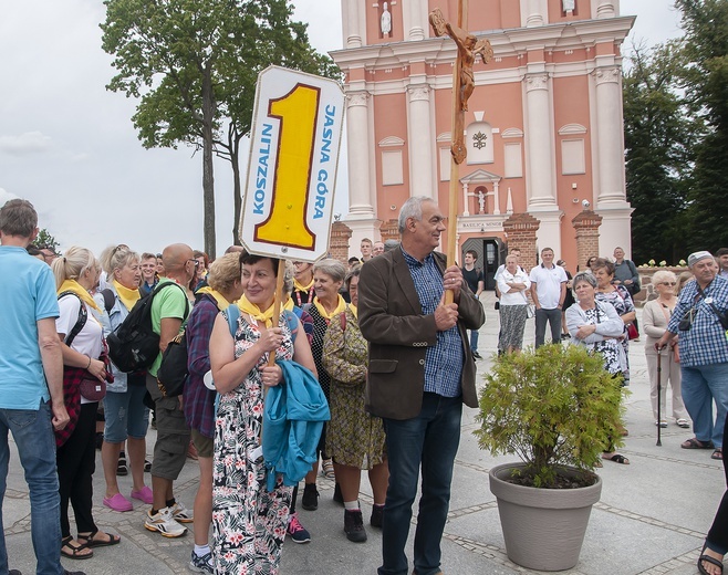 Start pielgrzymki na Jasną Górę, cz. 2