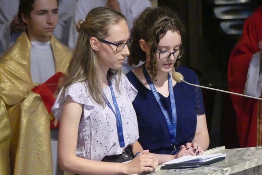 Dzień wspólnoty wakacyjnych oaz w kościele NSPJ w Bielsku-Białej - 2021