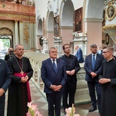 Wizyta wicepremiera w sanktuariach diecezji