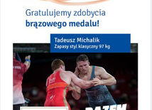 #RazemPoEmocje - Co za dzień! Tadeusz Michalik z brązowym medalem w zapasach