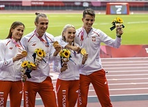 Natalia Kaczmarek, Karol Zalewski, Justyna Święty-Ersetic, Kajetan Duszyński – nasza złota sztafeta.