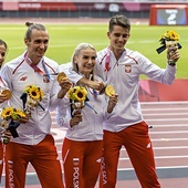 Natalia Kaczmarek, Karol Zalewski, Justyna Święty-Ersetic, Kajetan Duszyński – nasza złota sztafeta.