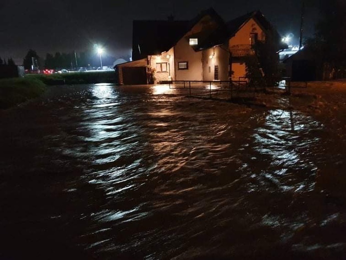 Podtopienia w Krakowie i okolicy