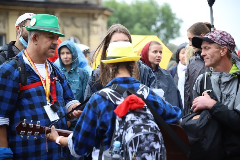 Wyjście 41. Pieszej Pielgrzymki Krakowskiej z Wawelu na Jasną Górę
