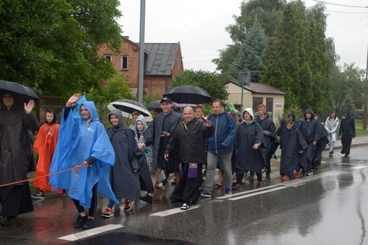 Wyjście pielgrzymki z Radomia na Jasną Górę