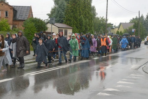 Wyjście pielgrzymki z Radomia na Jasną Górę