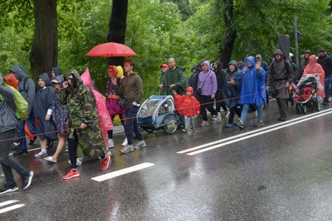 Wyjście pielgrzymki z Radomia na Jasną Górę