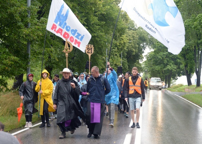 Wyjście pielgrzymki z Radomia na Jasną Górę