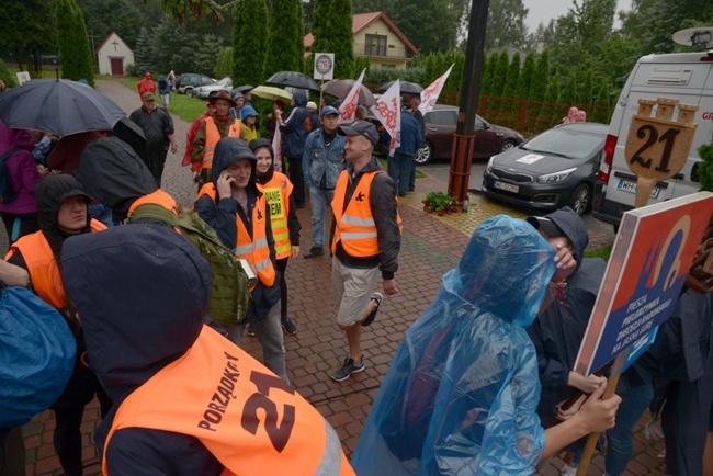 Wyjście pielgrzymki z Radomia na Jasną Górę