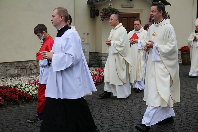 30. Piesza Pielgrzymka Diecezji Bielsko-Żywieckiej na Jasną Górę - Msza św. w Hałcnowie