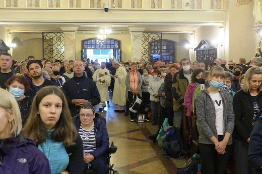 30. Piesza Pielgrzymka Diecezji Bielsko-Żywieckiej na Jasną Górę - Msza św. w Hałcnowie
