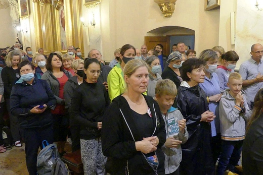 30. Piesza Pielgrzymka Diecezji Bielsko-Żywieckiej na Jasną Górę - Msza św. w Hałcnowie