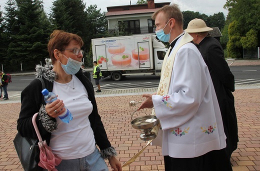 Gościna pielgrzymów w Wilamowicach - po drodze z Hałcnowa i Pisarzowic - 2021