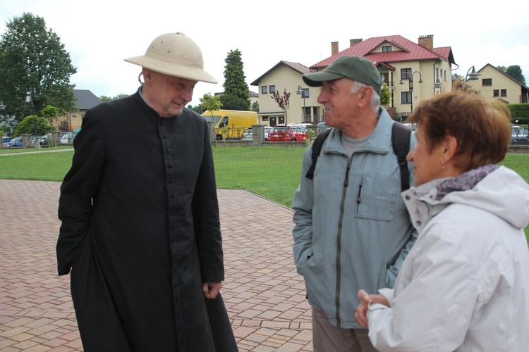 Gościna pielgrzymów w Wilamowicach - po drodze z Hałcnowa i Pisarzowic - 2021