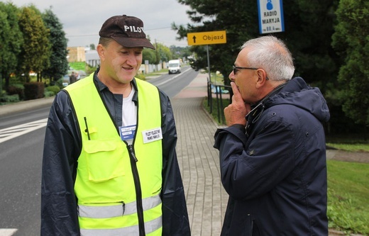 Gościna pielgrzymów w Wilamowicach - po drodze z Hałcnowa i Pisarzowic - 2021