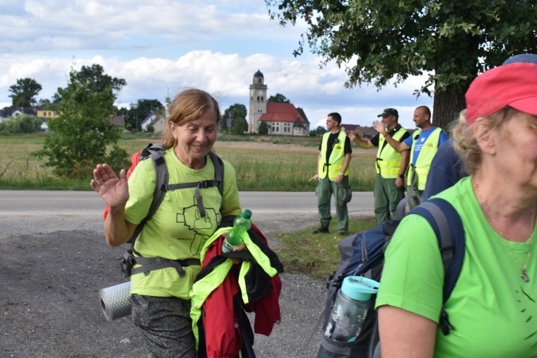 XVIII PPDŚ na Jasną Górę - dzień 6 - Laskowice-Łomnica