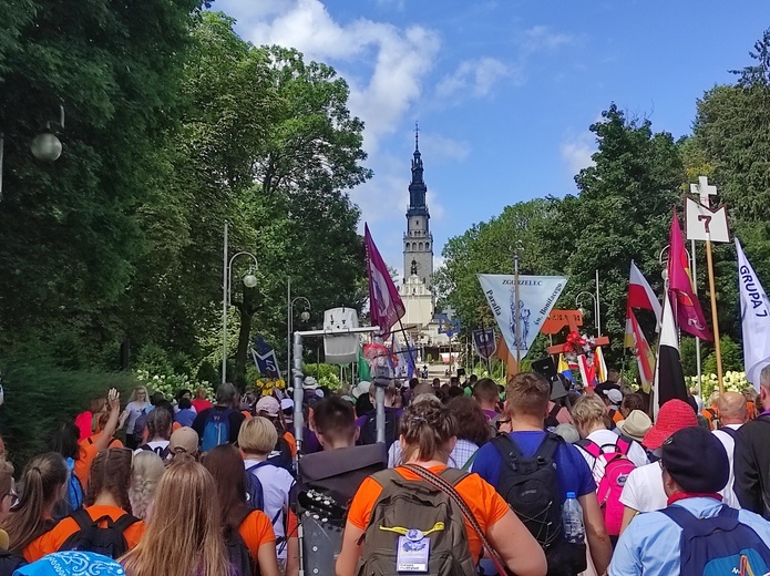 Radość na jasnogórskich Wałach