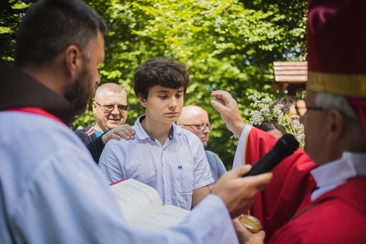 Bierzmowanie na górze Cierniak