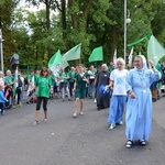 XVIII PPDŚ. Wejście na Jasną Górę diecezji świdnickiej