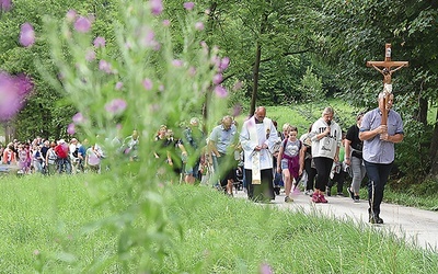 Stroma droga pod górę jest symbolem wychodzenia z uzależnień.