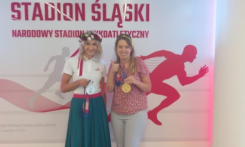 Chorzów. Polscy medaliści Igrzysk Olimpijskich w Tokio pojawili się na Stadionie Śląskim