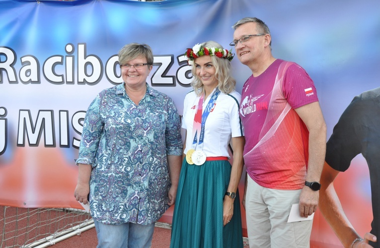 Powitanie Justyny Święty-Ersetic w Raciborzu