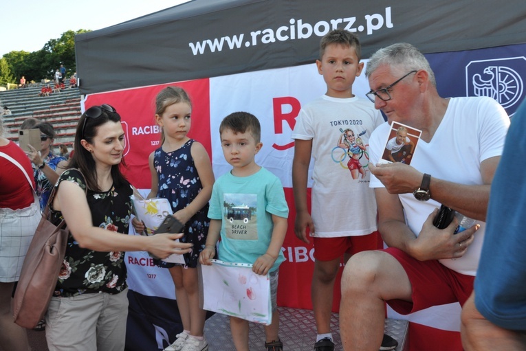 Powitanie Justyny Święty-Ersetic w Raciborzu