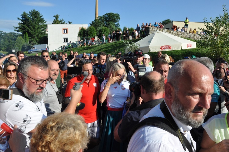 Powitanie Justyny Święty-Ersetic w Raciborzu