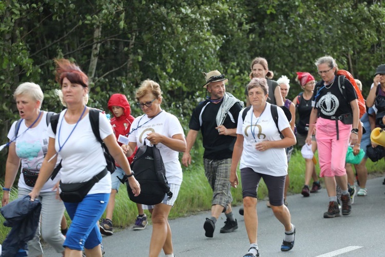 19. Pielgrzymka Dekanatu Czechowickiego na Jasną Górę - na trasie