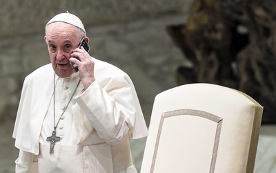 Telefon do papieża pod koniec audiencji generalnej