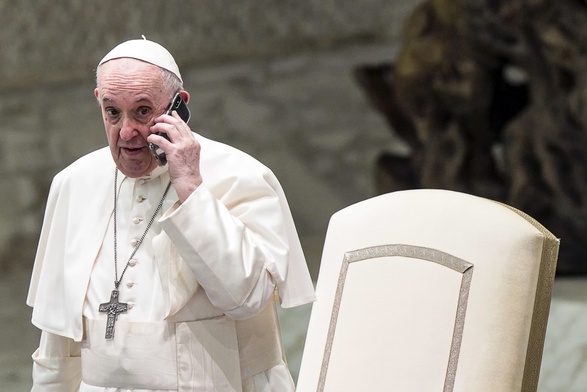 Telefon do papieża pod koniec audiencji generalnej