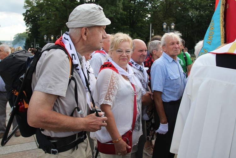 Powitanie 30. Pieszej Pielgrzymki Diecezji Bielsko-Żywieckiej na Jasnej Górze - 2021