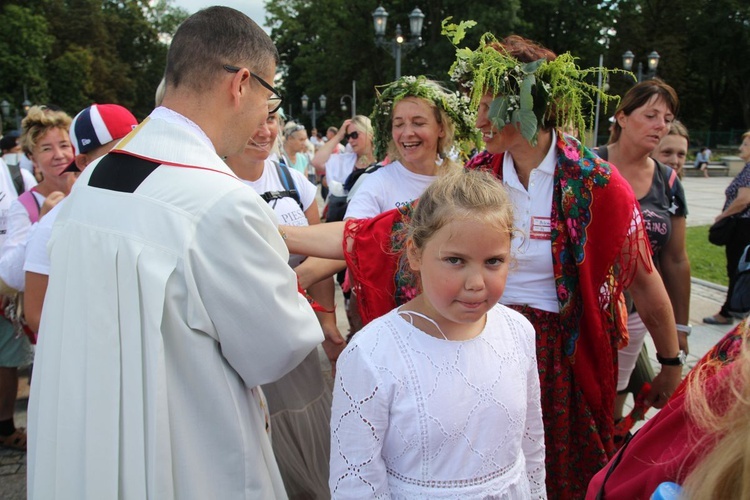 Powitanie 30. Pieszej Pielgrzymki Diecezji Bielsko-Żywieckiej na Jasnej Górze - 2021