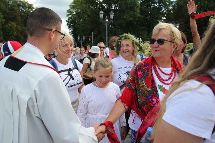 Powitanie 30. Pieszej Pielgrzymki Diecezji Bielsko-Żywieckiej na Jasnej Górze - 2021